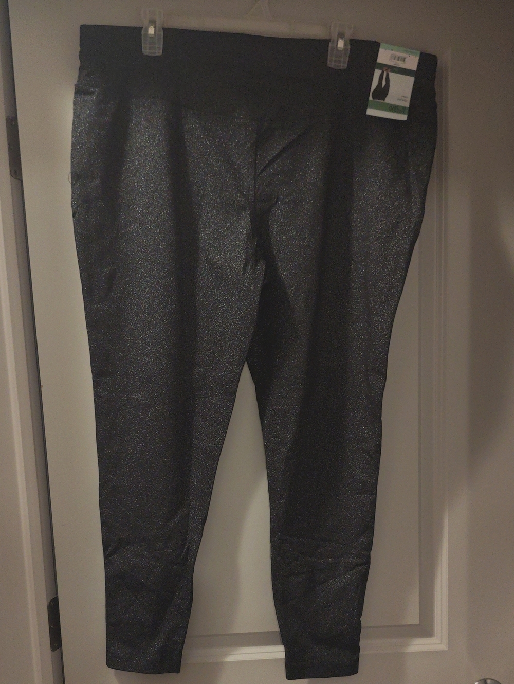 Terra and Sky Sparkle Black Leggings